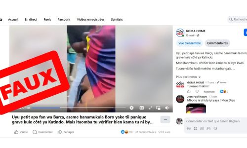 Capture d'une vidéo d'un jeune homme présumé victime du vol de sexe à Goma. Capture faite par CORACON, juillet 2026, 11H10 de Goma.