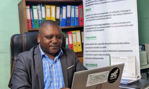 KAKULE VAGHENI Jacques, coordinateur du CORACON. Photo: CORACON;